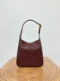 Le 5 à 7 Supple Rouge Legion/Burgundy Small Leather Shoulder Bag| 713938 AAAUQ 6475