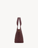 ICARE Burgundy Quilted Lambskin Extra-Large Tote Bag |858191AAANG6195