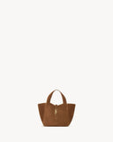 Le 5 à 7 Baby Bea Brown Suede Handbag |872469 008IW 2885