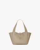 Medium LE 5 À 7 BEA Beige Deer Leather or Cowhide Tote Bag| 763435 AADUU 1346
