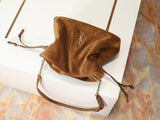 Jamie Brown Suede Drawstring Bag/Shoulder Bag| 8627121U8P72916