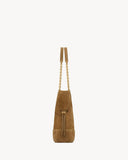 Small Jamie Shopping Brown Suede Tote Bag |833948 1U8P7 3194