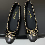 Women's Black Velvet Lambskin and Patent Leather Patchwork Chain Block Heel Pumps| G47203