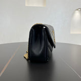 Loulou Small Black Quilted Lambskin Handbag |801437AAEAX1000