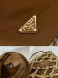 Brown Medium-Sized Cotton Macramé Woven Bag |1BC111_2DI2_F04HU_V_OOR