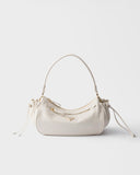 Large White Leather Shoulder Bag |1BC228_2CYS_F0PG7_V_LVM