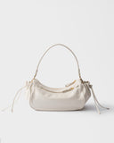 Large White Leather Shoulder Bag |1BC228_2CYS_F0PG7_V_LVM