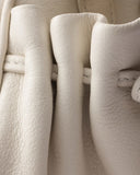Large White Leather Shoulder Bag |1BC228_2CYS_F0PG7_V_LVM