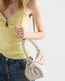 Large White Leather Shoulder Bag |1BC228_2CYS_F0PG7_V_LVM