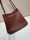 Large Brown Textured Leather Tote Bag |1BC289_2G6F_F0324_V_OOO