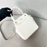 White Mini Leather Handbag| 1BA496_2C6A_F0PG7_V_OOO