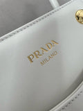 White Mini Leather Handbag| 1BA496_2C6A_F0PG7_V_OOO
