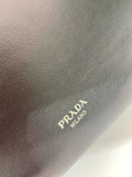 Large Black Leather Shoulder Bag| 1BC288_2CYS_F0002_V_OOO