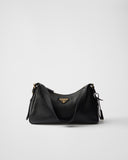 Black Medium Leather Shoulder Bag |1BC229_2CYS_F0002_V_LVM