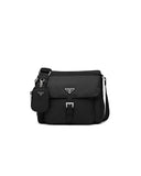 Black Recycled Nylon Shoulder Bag |1BD994_RV44_F0002_V_B1M