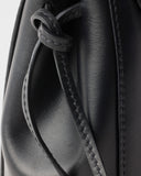 Black Mini Leather Handbag| 1BA496_2C6A_F0002_V_OOO