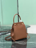 Mini Brown Leather Handbag |1BA496_2C6A_F0046_V_OOO