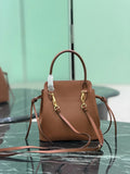 Mini Brown Leather Handbag |1BA496_2C6A_F0046_V_OOO