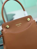 Mini Brown Leather Handbag |1BA496_2C6A_F0046_V_OOO