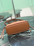 Mini Brown Leather Handbag |1BA496_2C6A_F0046_V_OOO