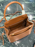 Mini Brown Leather Handbag |1BA496_2C6A_F0046_V_OOO