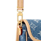 Blue Denim Monogram Baguette Bag| M13070