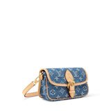 Blue Denim Monogram Baguette Bag| M13070