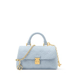 Blue Embossed Calfskin Nano Madeleine Handbag |M29352