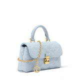 Blue Embossed Calfskin Nano Madeleine Handbag |M29352