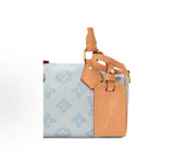 Bleu Courrier  Monogram Origine Special Jacquard Canvas Nano Speedy Mini Handbag |M28323