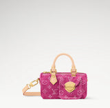 Fuchsia Monogram Denim Mini Pillow Bag |M27603