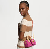 Fuchsia Monogram Denim Mini Pillow Bag |M27603
