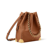 Brown Grained Calfskin Noé Trunk Handbag| M29131