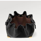 Black Smooth Calfskin Noé Trunk Bucket Bag |M29391