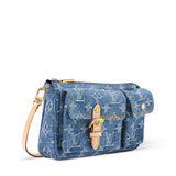 Monogram Jacquard Denim Cotton Handbag |M27602