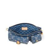 Monogram Jacquard Denim Cotton Handbag |M27602