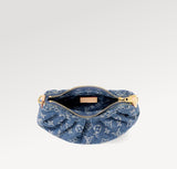 Blue Monogram Jacquard Denim Handbag |M13571