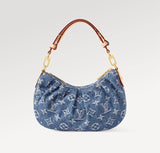 Blue Monogram Jacquard Denim Handbag |M13571