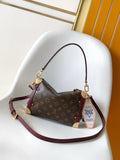 Brown Monogram Canvas Side Trunk MM Handbag |M28569