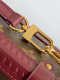Brown Monogram Canvas Side Trunk MM Handbag |M28569