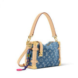 Jacquard Monogram Denim Bag |M27450