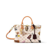Light Beige Monogram Canvas Speedy 30 Soft Handbag (Getaway Limited Edition)|M29377
