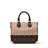 Beige Stripe Fabric Speedy Bandoulière 22 Handbag| M28761