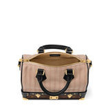 Beige Stripe Fabric Speedy Bandoulière 22 Handbag| M28761