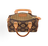 Brown Nano Speedy (Monogram Origine) Mini Handbag |M28322