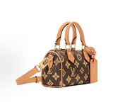 Brown Nano Speedy (Monogram Origine) Mini Handbag |M28322