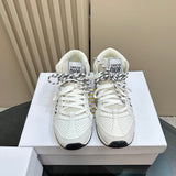 Women's First High-Top Sneakers in White Calfskin and Mesh| KCK431CTF_S19W