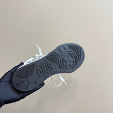 Women's High-Top Sneaker in white and black calf leather with white technical mesh| KCK431CTF_S19W