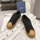 Men's Collaboration B33 Limited Edition Sneakers - Black Cotton Satin with Oblique Pattern |3SN303ZAM_H900
