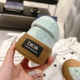 Men's Collaboration B33 Sneakers Mint Green Cotton Canvas Upper| 3SN303ZAM_H613